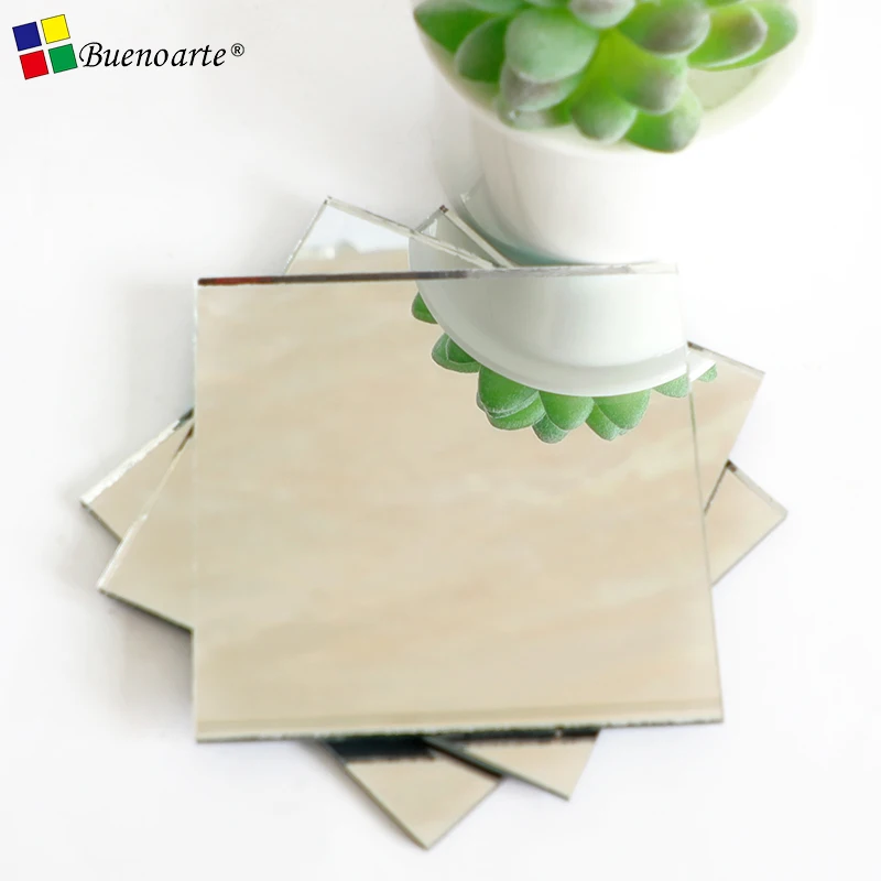 DIY mirror for craft widen silver mosaic big piece decorative mirror glass for decor handcraft common mirror spiegelglas