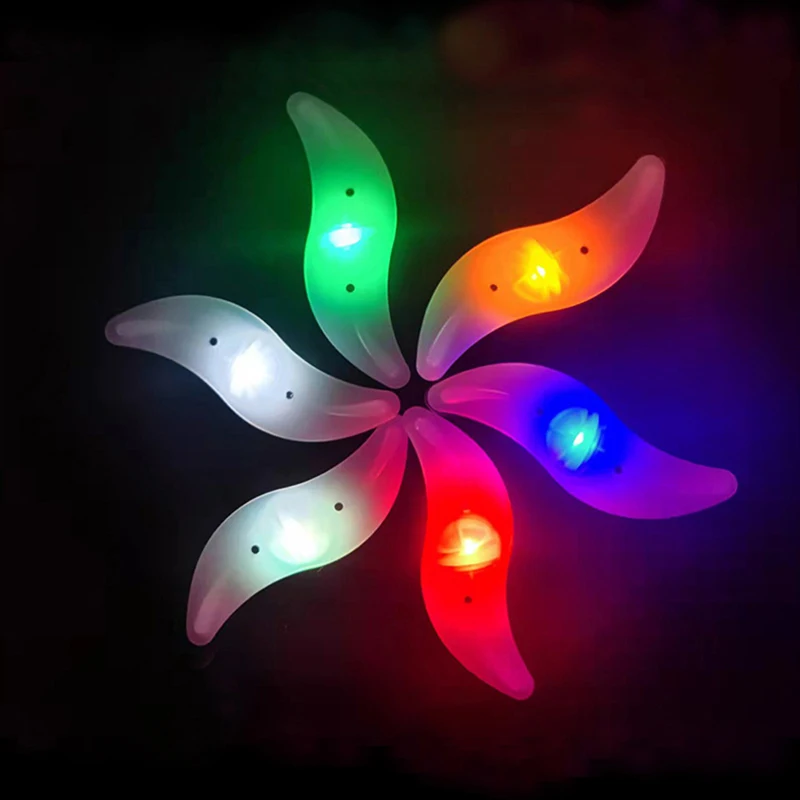 Bike Wheel Spoke Light Waterproof Balance Bicycle LED Tyre Tire Flash Lights Colorful Warning Lamp Bike Accessories