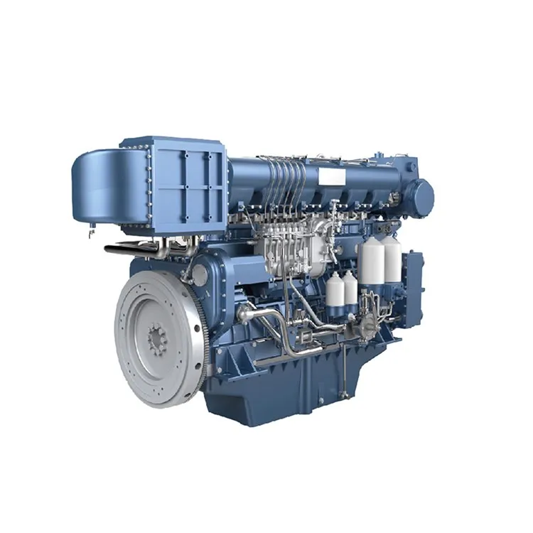 Горячая Распродажа 556kw 1500 об/мин weichai с водяным охлаждением дизельный двигатель WHM6160MC756-5 для морской лодки