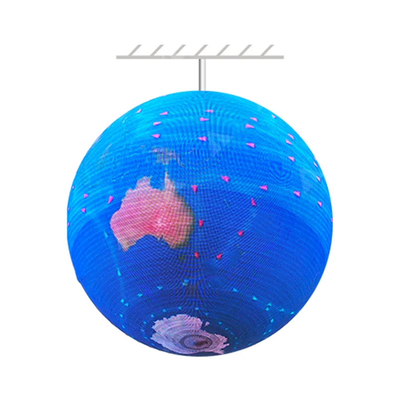 Indoor Outdoor P2 P3 Led Ball Screen Shaped Advertising Led Spherical Screen Flexible Led Sphere Display