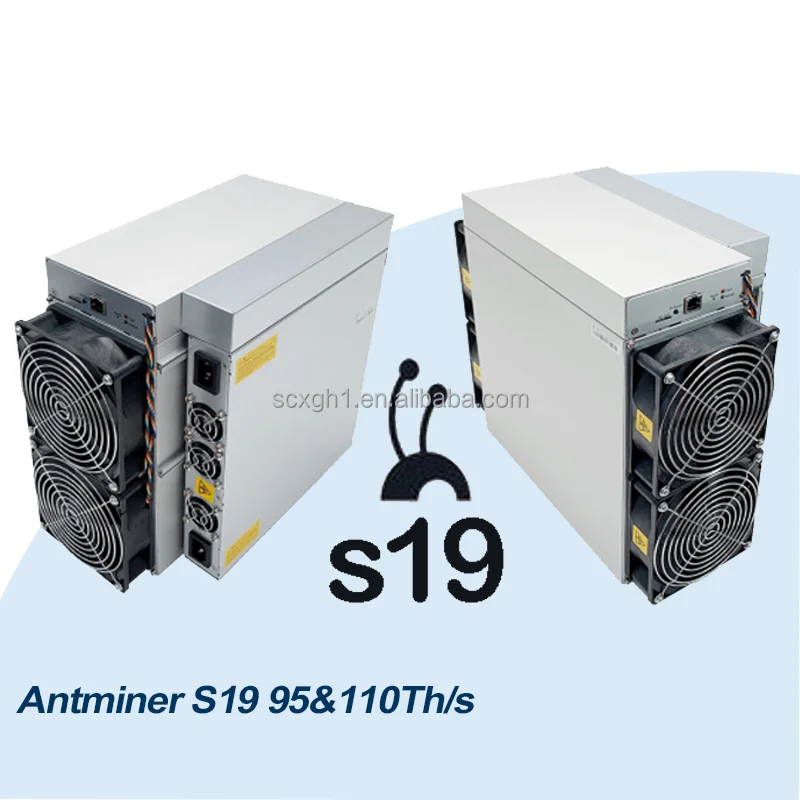  Цена BTC б/у 110T 95T Antiminer S19 S19J 90T 100T 110Th доходный SHA256 Биткойн 110Th/S Asic Bitmain Antminer