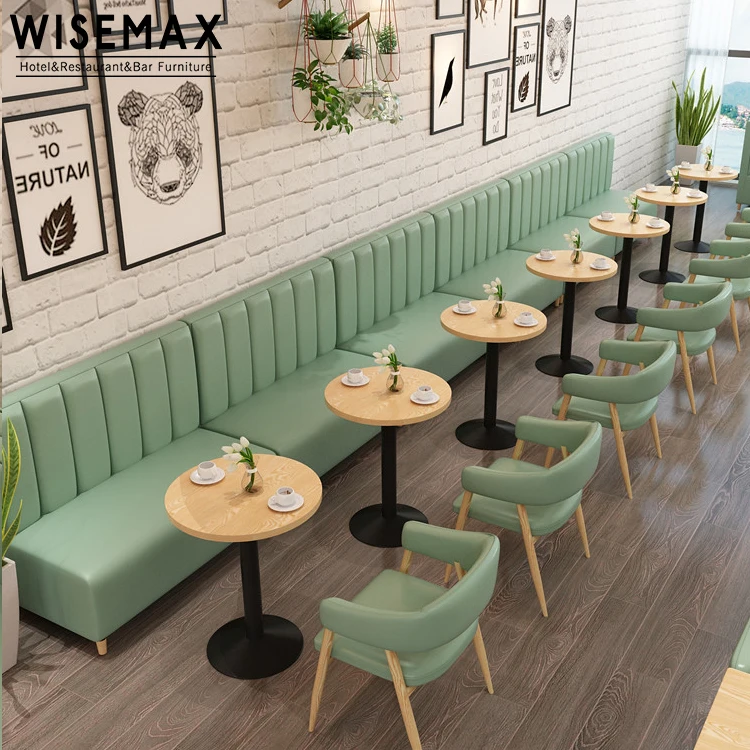 
Wholesale restaurant furniture modern upholstered cafe hotel booth seating leather wood restaurant booth sofa 