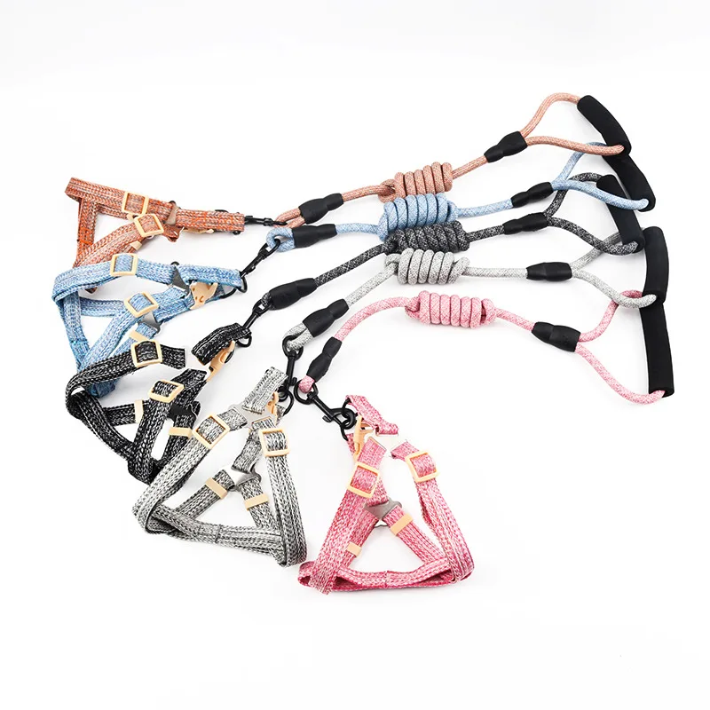 Dog Leash Sturdy Hook with Comfortable Padded Handle Reflective Stripe for Walking Training Running Leash for All Breeds dog