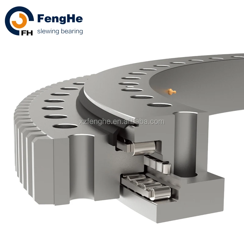 Тонкая серия, сверхточные внутренние зубья, поворотный подшипник, поворотное кольцо для стола башенного крана, только внешняя шестерня
