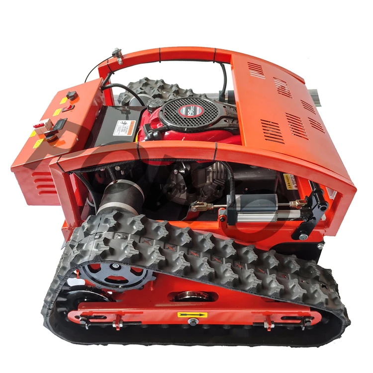 Electric Slope Zero Turn Gasoline Track Crawler Remote Control Robot Lawn Mower