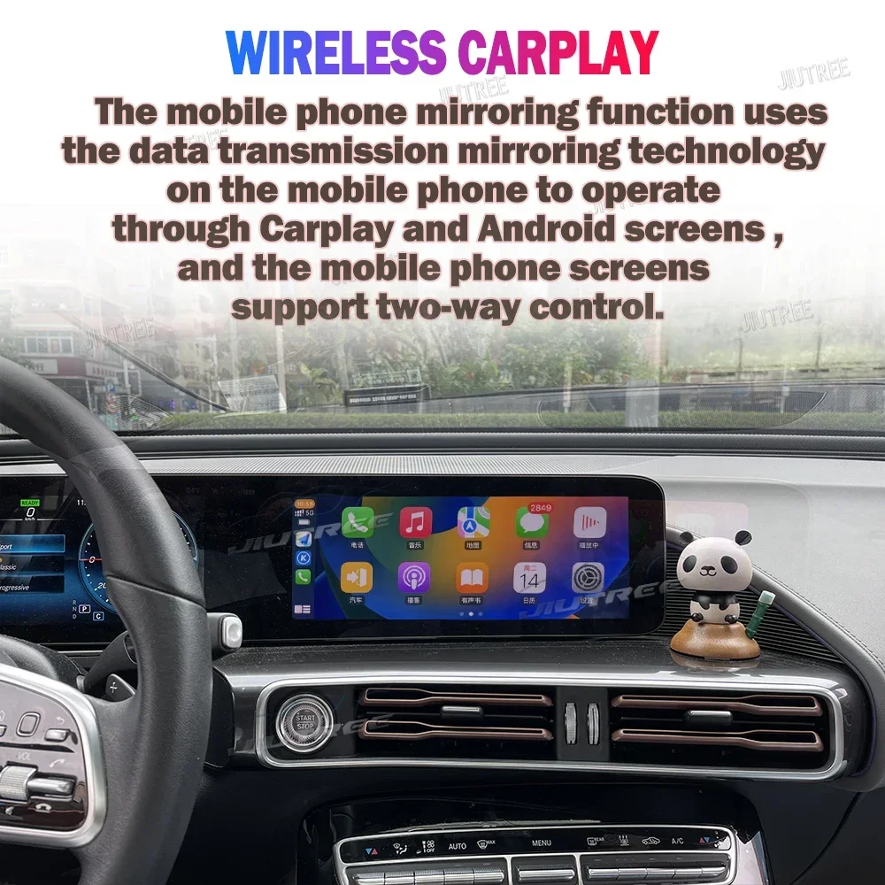 Коробка декодера Android 13 AI для Mercedes Benz EQC электрический внедорожник 2019-2023 6 0 NTG 680 Snapdragon Автомобильный видео GPS 4G LTE
