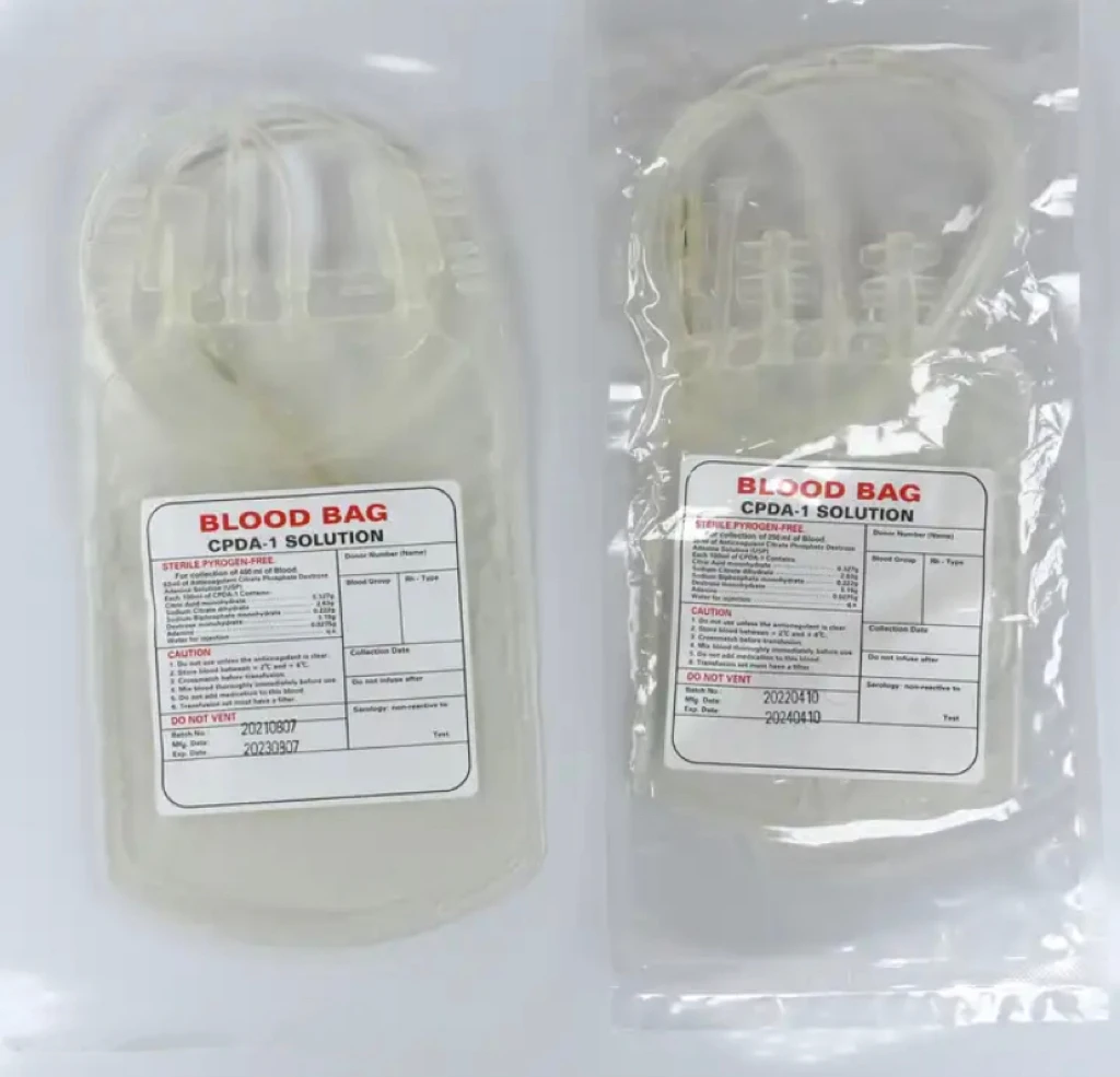 Medical professional consumables high quality disposable blood bags multiple specifications 500ml 1000ml 3000 ml Blood Bag