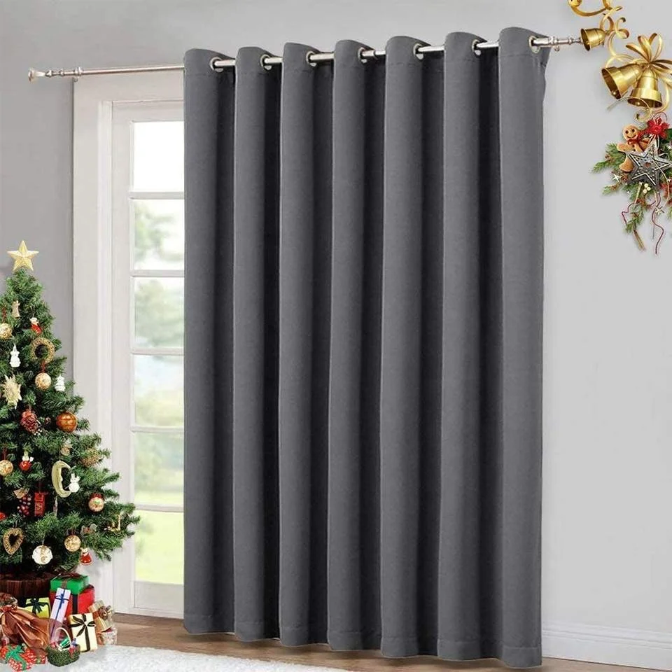 Factory Wholesale 100 Polyester Plain Retro Soft Blackout Curtain Fabric for Customization