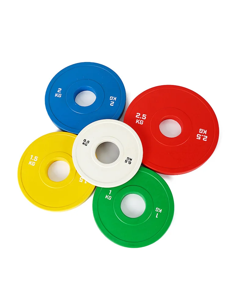 Gym Fitness Rubber Fractional Change Weight Plates With Steel Hub both kg lb available