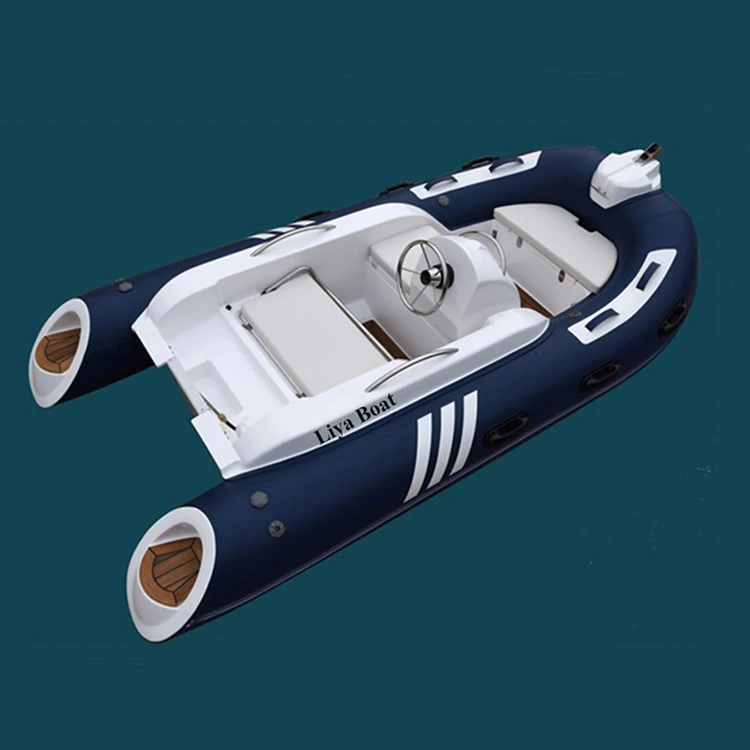 Liya yacht luxury boat with 3.3m mini powerboat with outboard motor for sale
