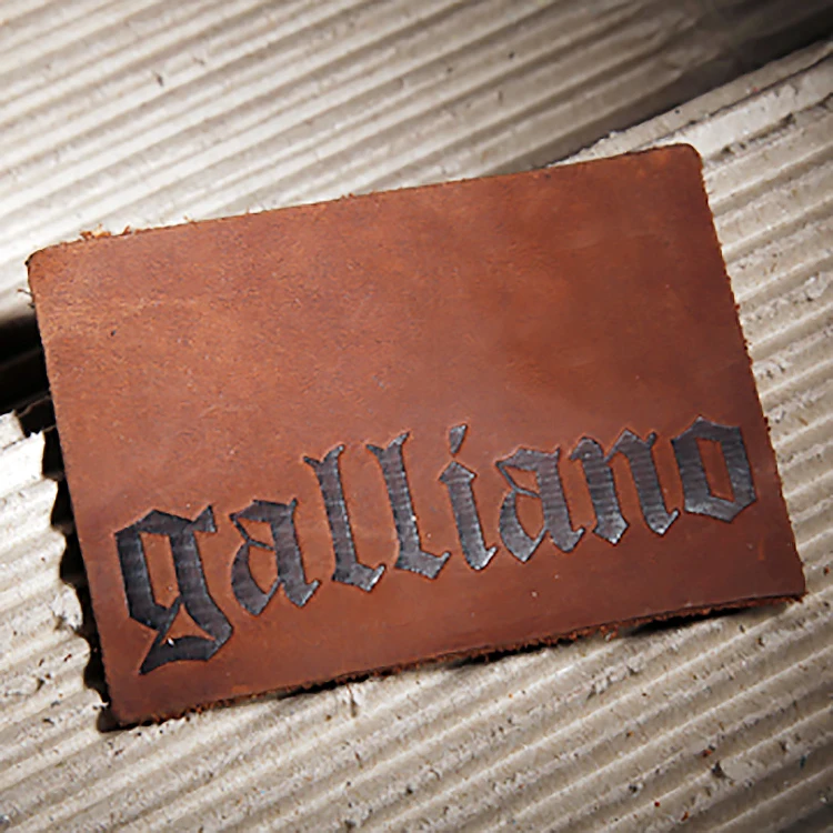 Cheap Badge Label Patches Custom Brand Name Metal Logo Badges Synthetic Genuine Leather Jeans Leather Patches For Clothing