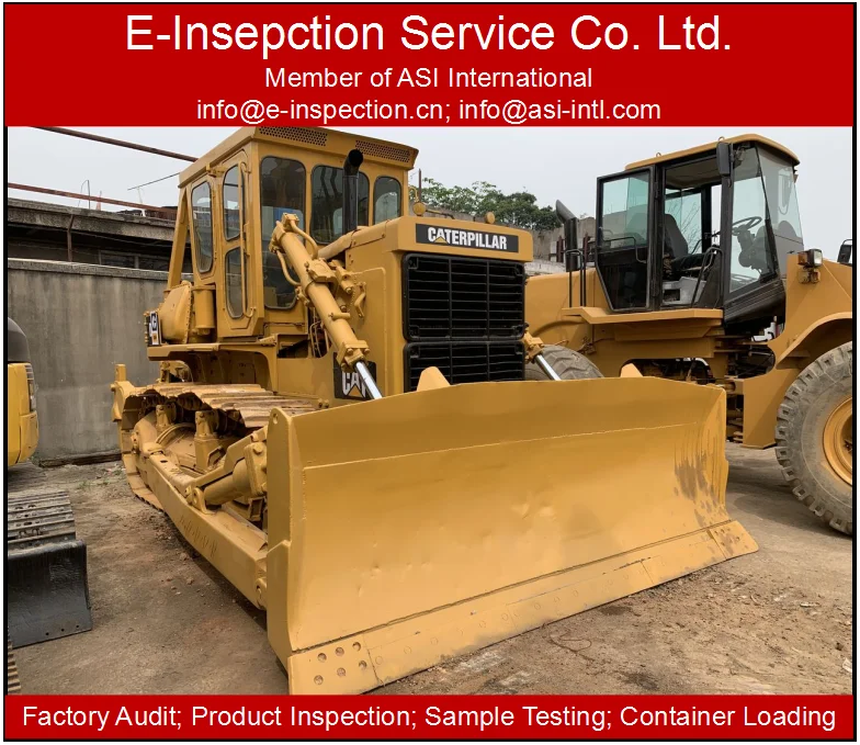Professional Bulldozer inspection Excavator machinery Shanghai inspection service