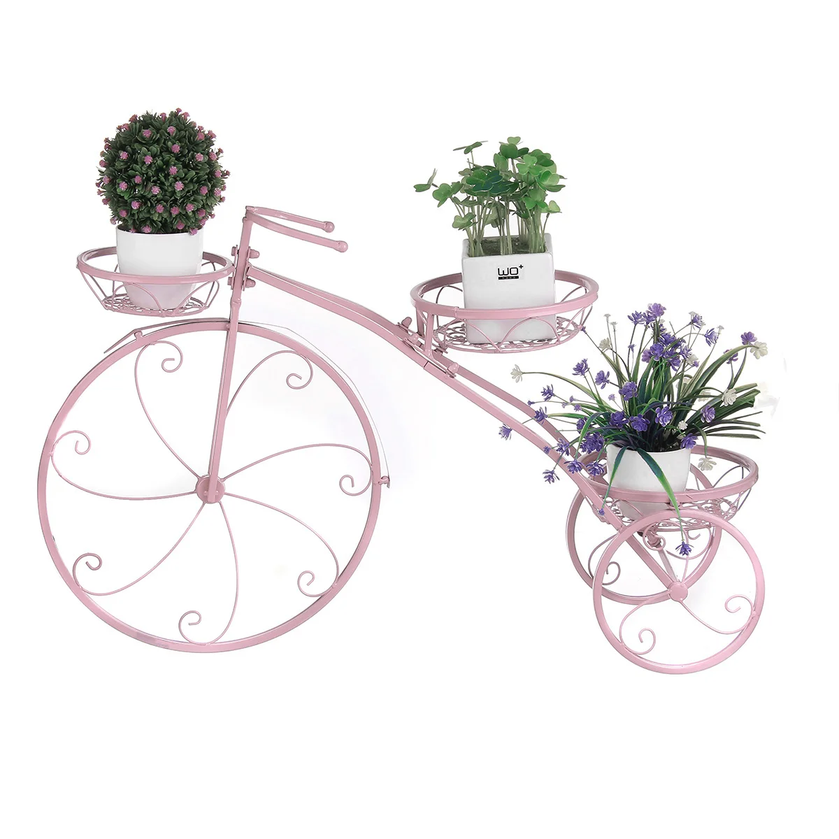 Bicycle Decor Plant Pot Flower Basket Tricycle Bike Design Flower Basket Storage Party Decoration Pots Pots Home Flower Garden