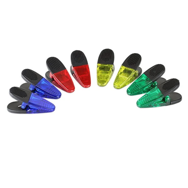 Customized Logo Plastic Magnetic Memo Clip / Fridge Magnet Clip / Paper Clip With Strong Neodymium Magnet