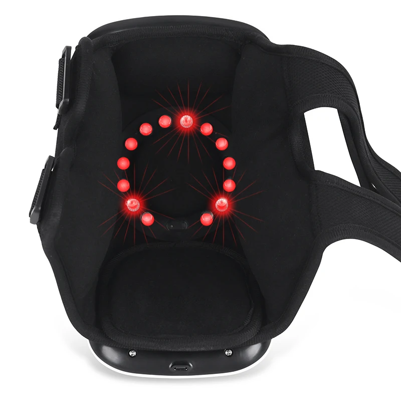 Hot Style Physiotherapy Thermal Insulation Vibration Massager Electric Heating Knee Pad for Arthritis Body With Color Box