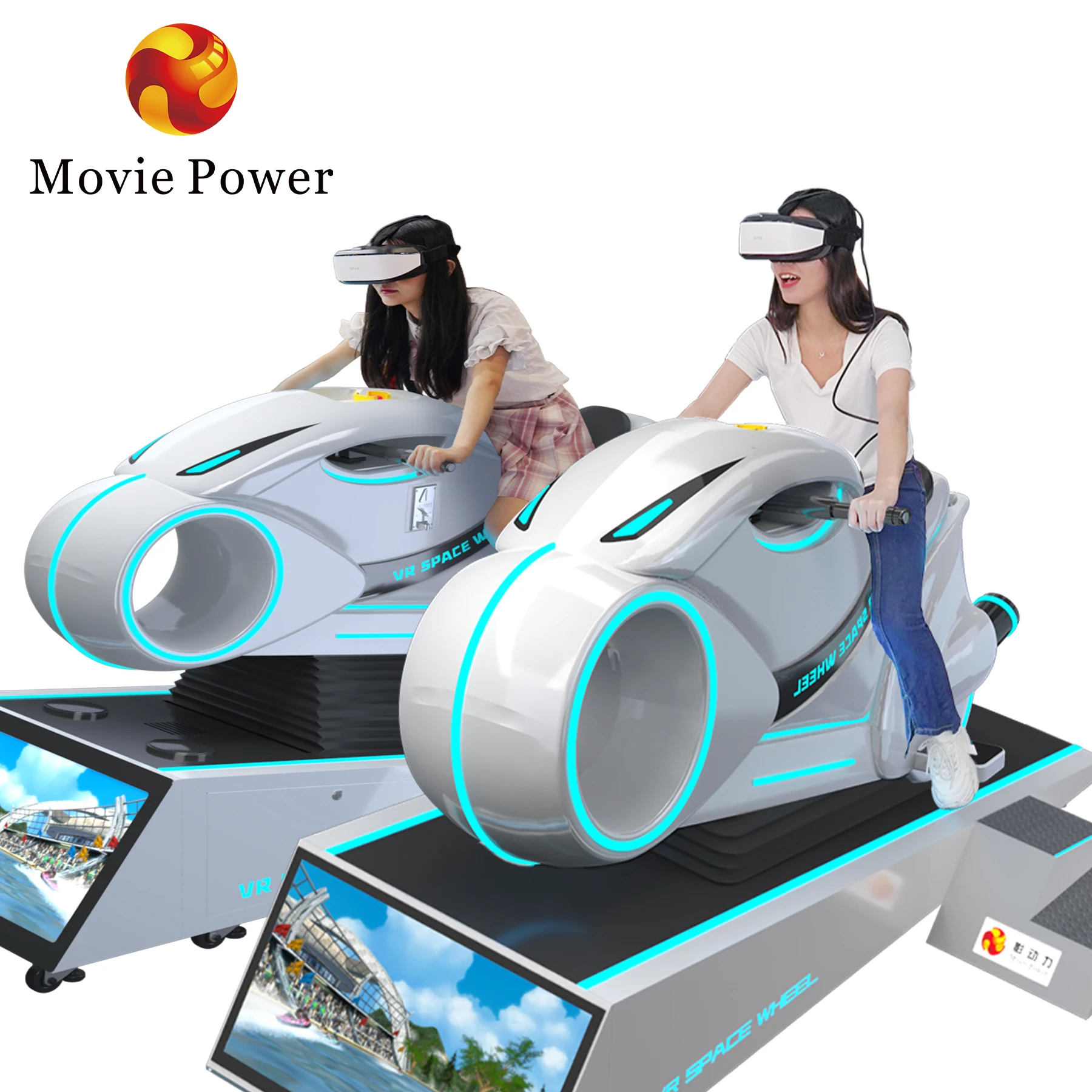 VR Racing Simulator 9D Cinema VR Gaming Single-Person Cycling Arcade Virtual Reality Universe Driving VR Game Machine