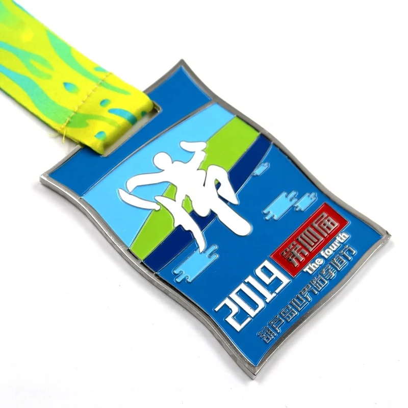 
2020 new design custom color soccer gold silver bronze sport metal medal 