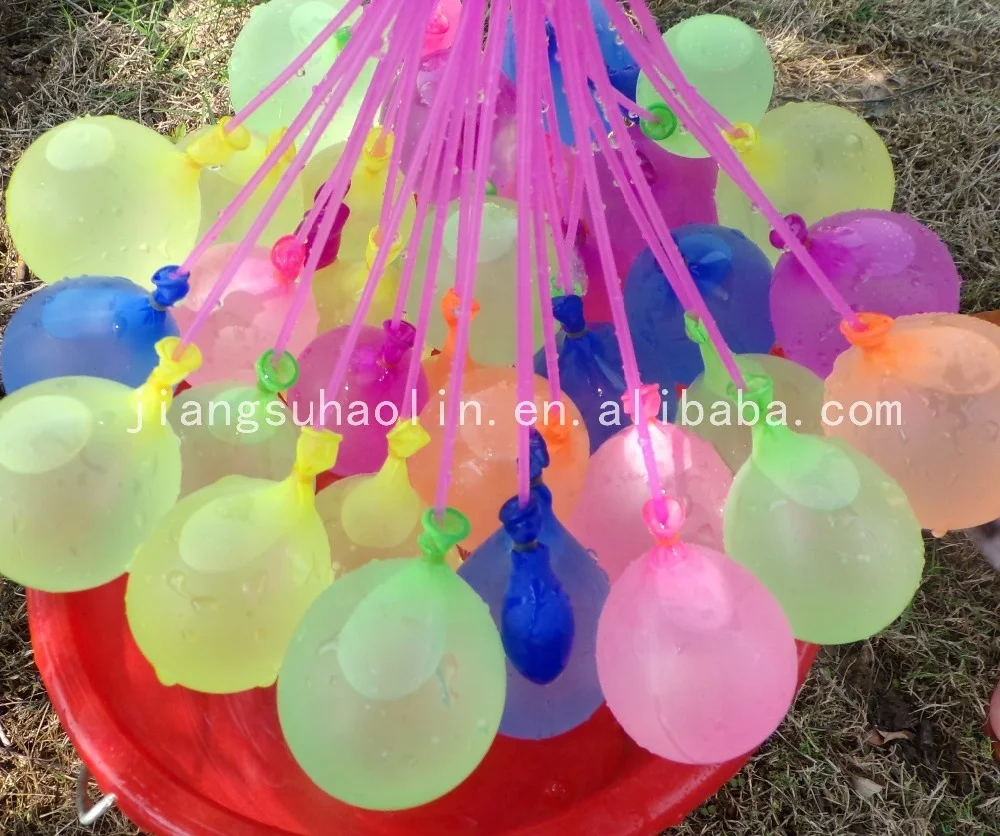 111pcs/pack interactive summer toys bomb games toy party magic water balls easy quick fill bomb water balloons
