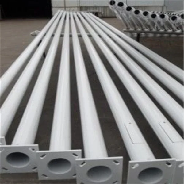 10m galvanized steel polygonal street light pole