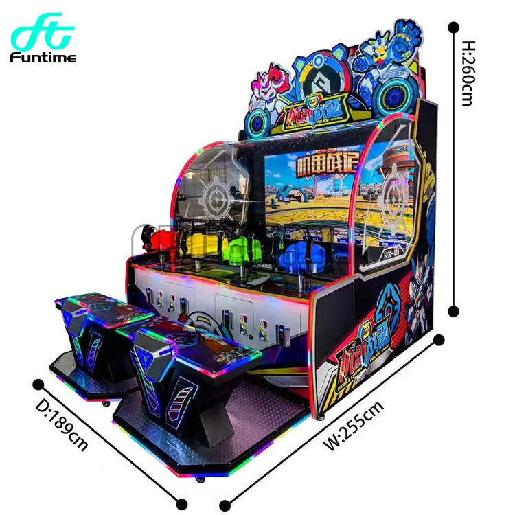 Amusement Park Game Kids Water Shooting Lottery Redemption Arcade Machine Amusement Electric Arcade Video Games