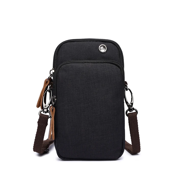 ZUOLUNDUO wholesale mini mobile phone bag sublimation zipper coin purse