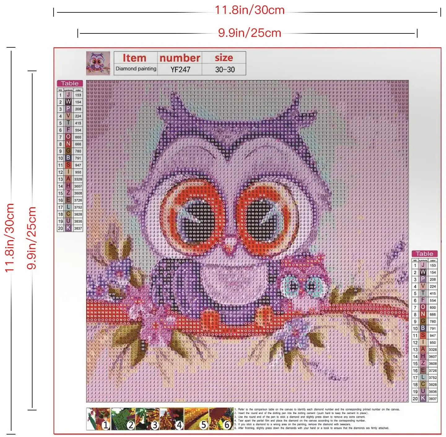 Cute baby  pattern child animal DIY Diamond painting paint by number kits for kids