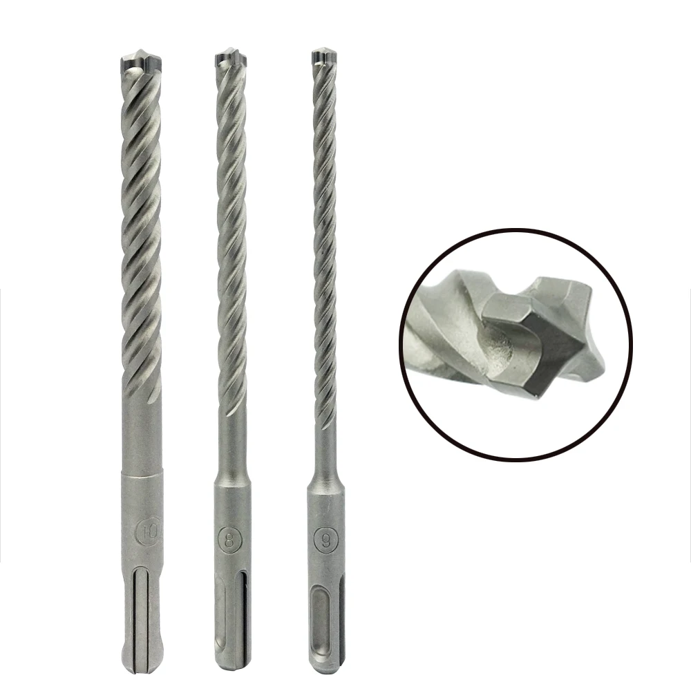 Hot Sale Carbide Tip SDS Plus Integral Cross head Hammer Drills Bits