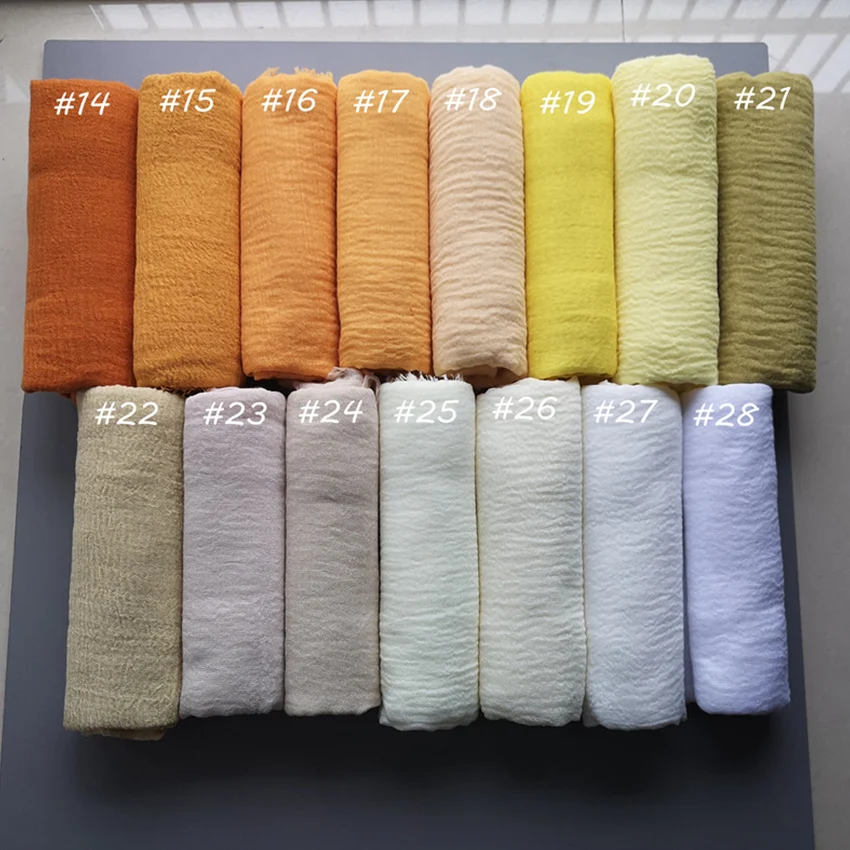 Supplier Custom Wholesale Fashion Turkey Ethnic Scarves Shawls Muslim Scarf For Women Crinkle Hijab