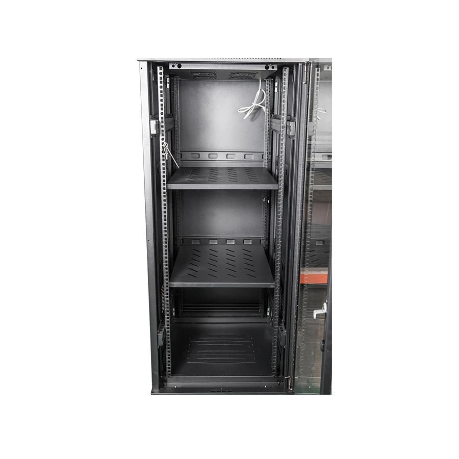 Front glass door with vented door frame 19' Network Rack Mount Cabinet