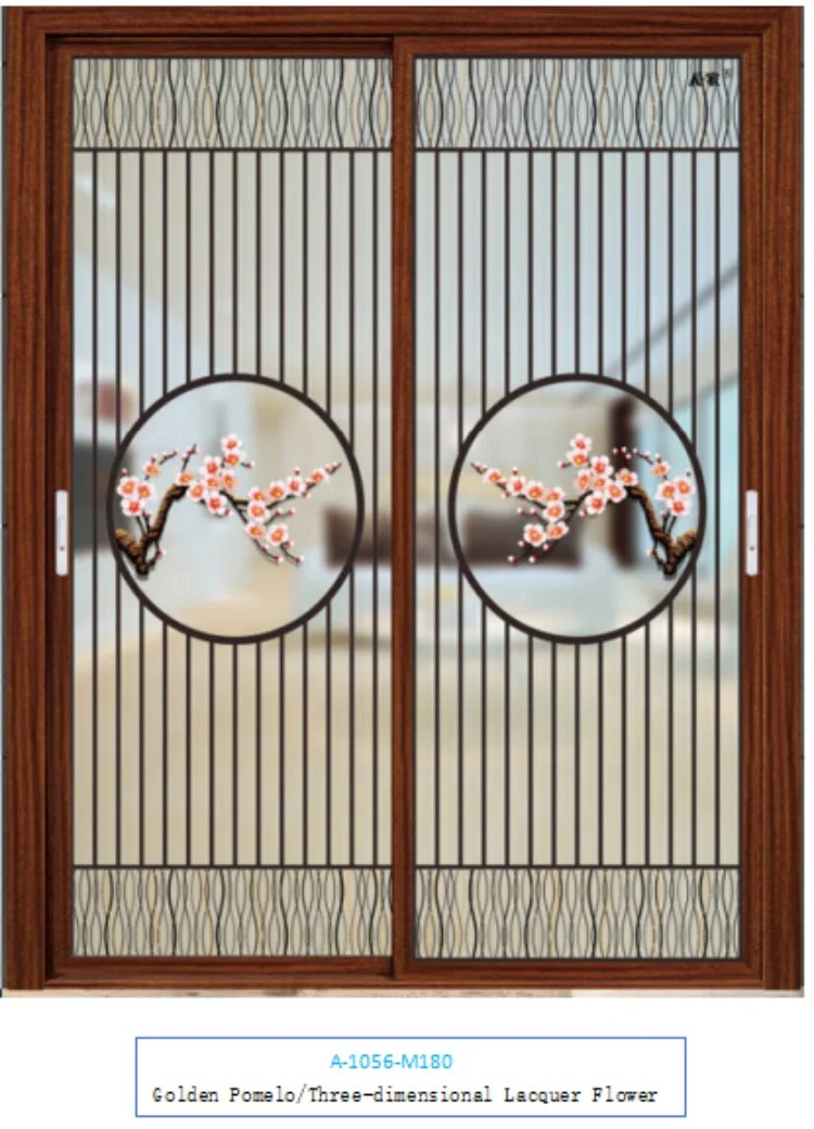 Beautiful Heat-Insulating And Sound-Proof Sliding Doors For Study, Restaurant And Balcony