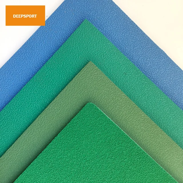 China professional homogeneous sports stone vinyl  pvc sponge flooring mat tile roll carpet
