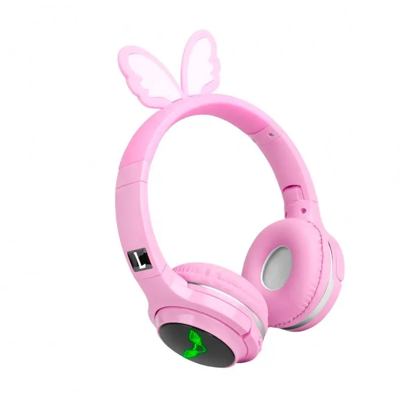 
Cute noise cancelling headphones support wireless headphone funny headphone with led light for kids 