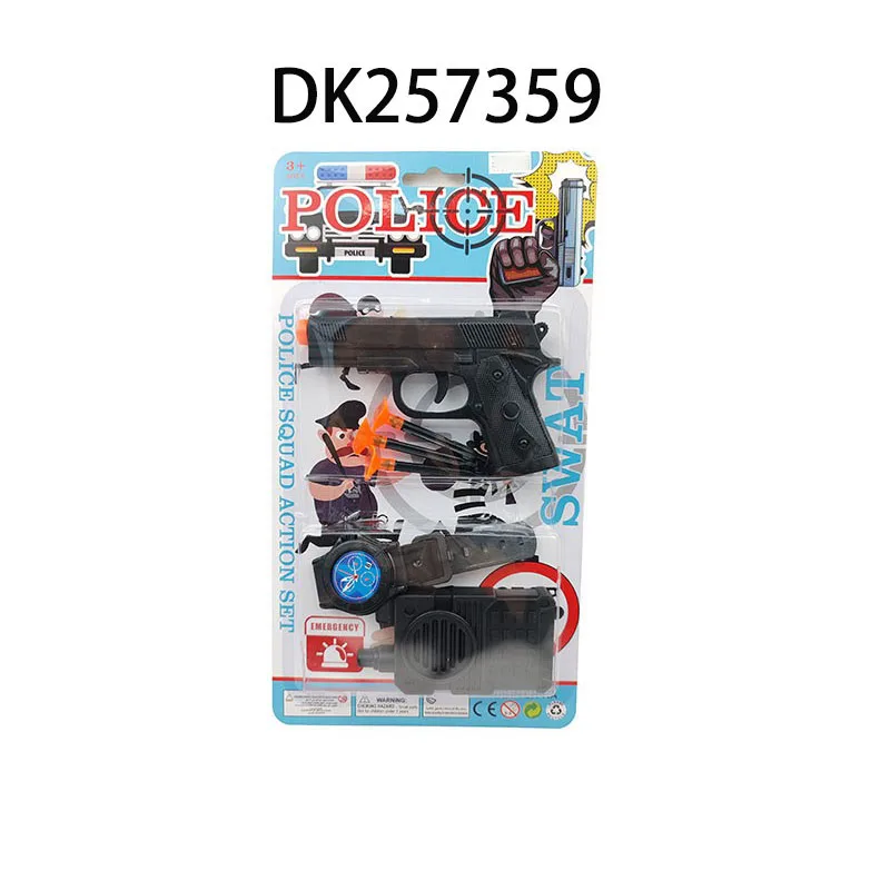 Military Gun Toy Police Gun Set Kids Toy Guns Soft Bullets