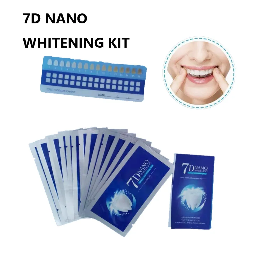 Factory Wholesale Cost Price Mint Flavor Whitening Strips Private Label 7D Teeth Whitening Strips