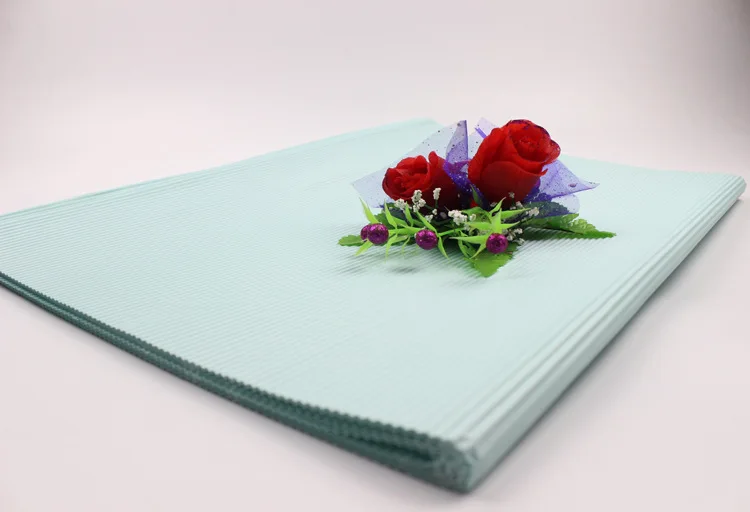 Flower packaging solid color corrugated paper new plain paper monochrome bouquet wrapping paper corrugated packaging