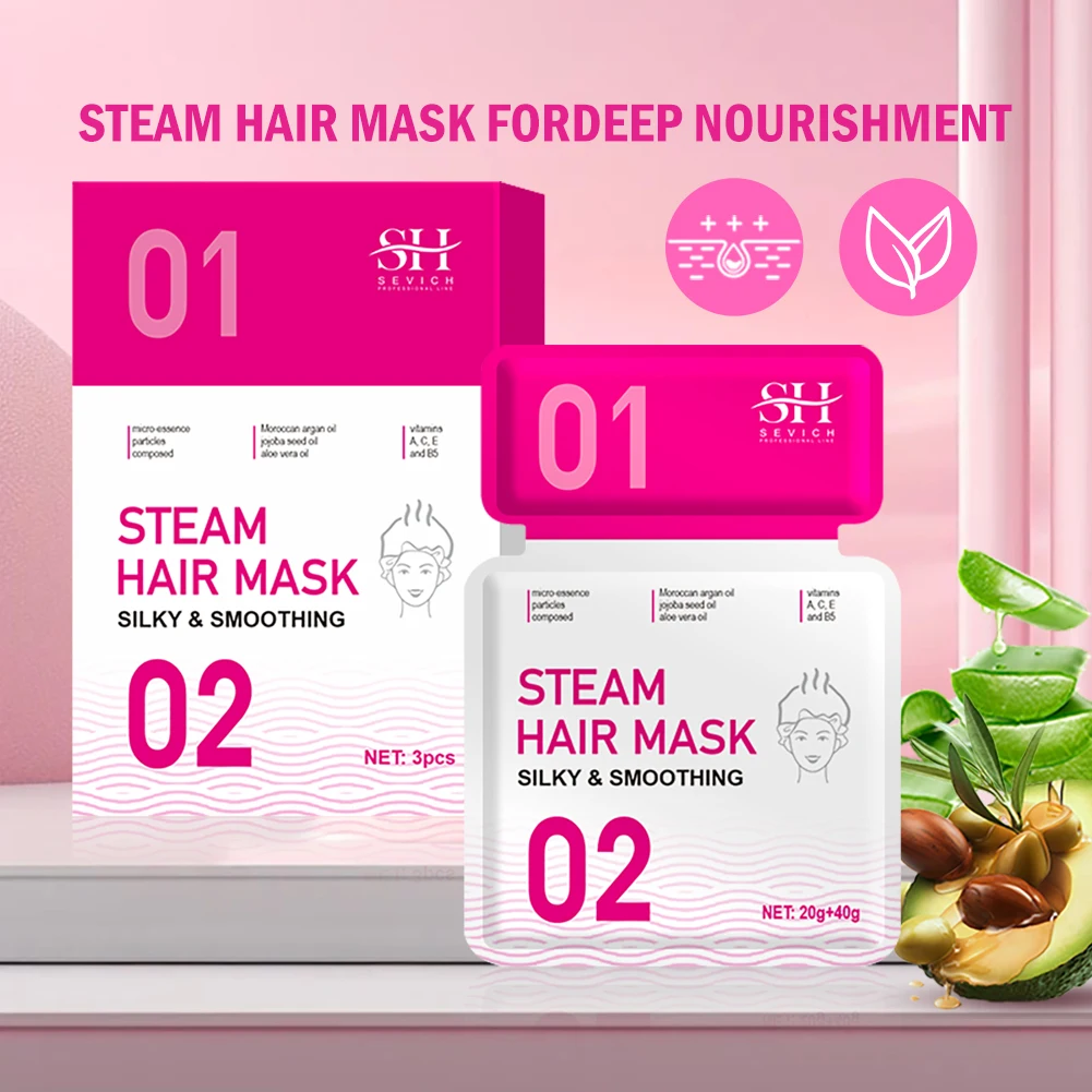 Hair Steam Mask Best Moroccan Oil Keratin Hair Care Cream Mask For Collagen Hair Growth Mask Treatments