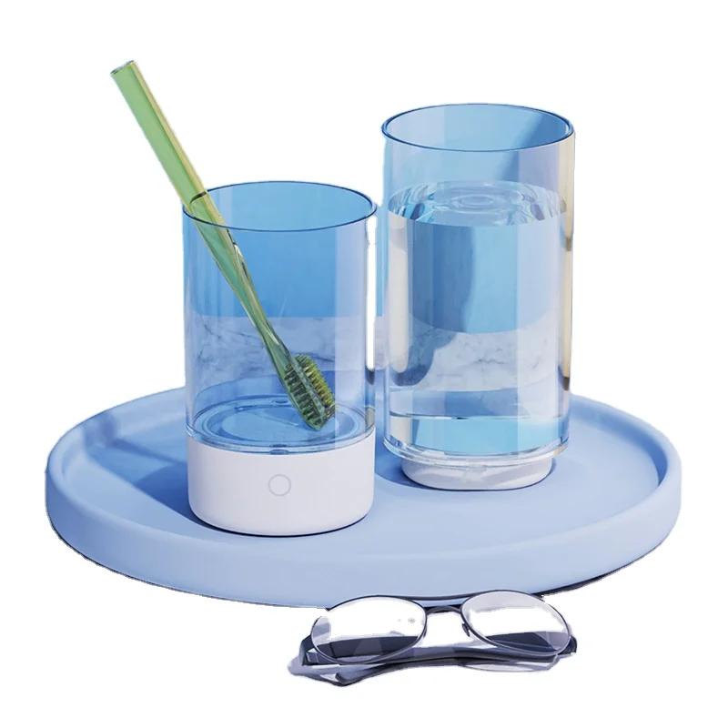 Mini Ultrasonic Clean Sterilize Cup with Two UV-C LED Germicidal Lamps