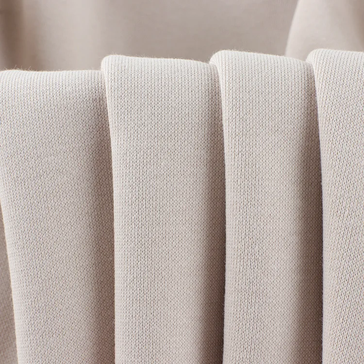 Boran Textile Anti Pill Fleece Hoodie Fabric Polyester/Cotton CVC TC Knit French Terry Fleece Fabrics For Clothing