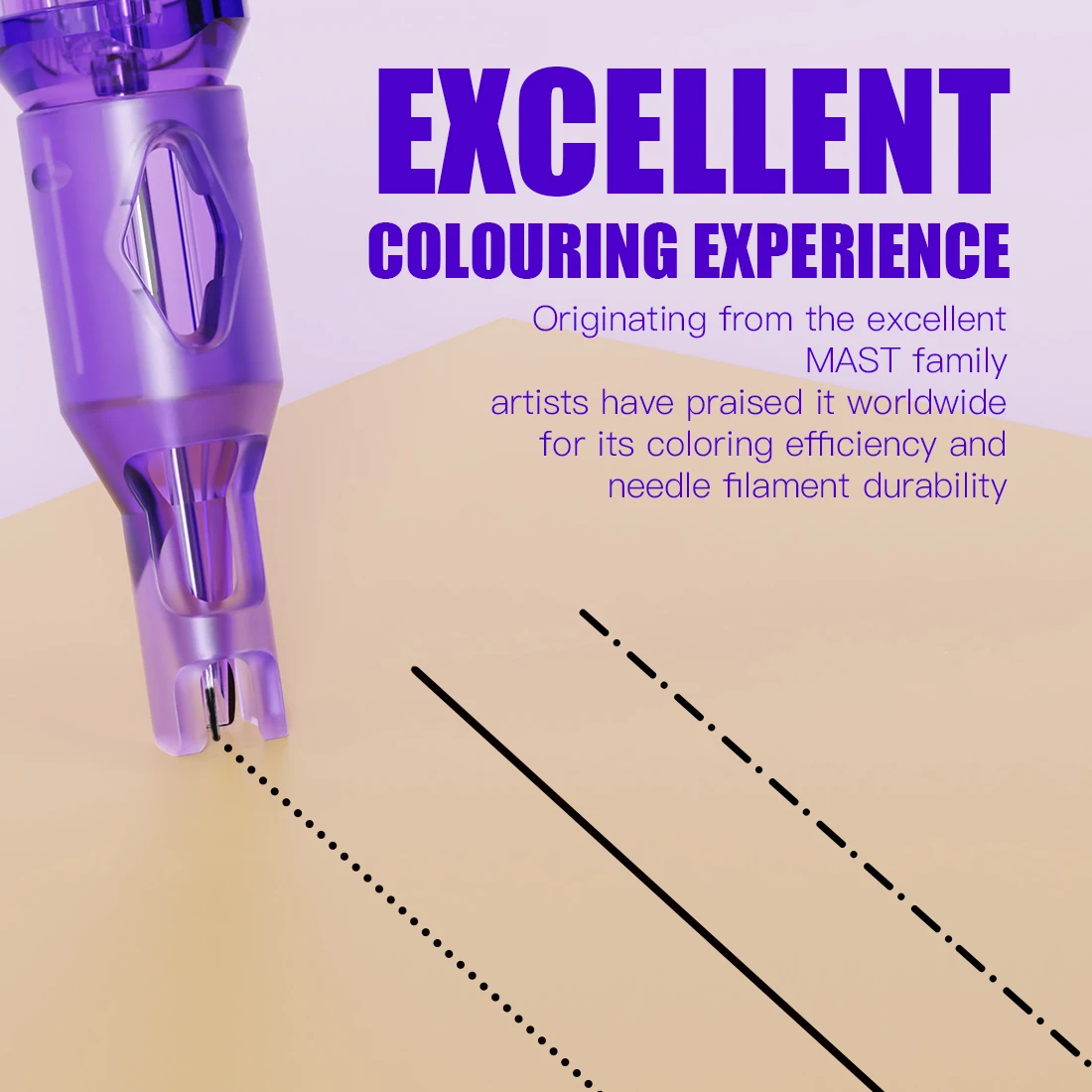 Mast Max private label Permanent Makeup Eyebrow Lips Tattoo Cartridge Smp Needle Silicone Membrane Tattoo Needle Cartridges