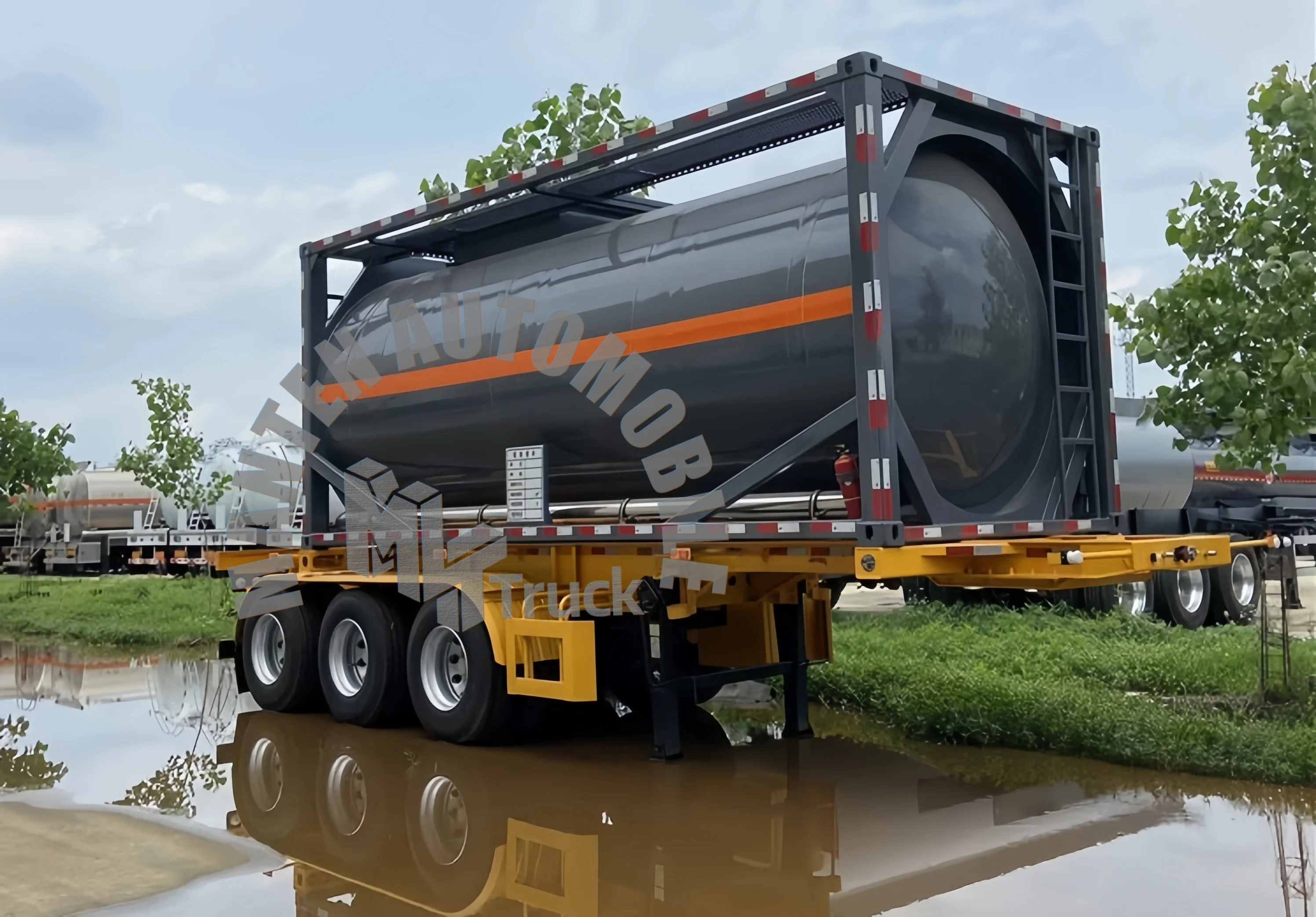 20-Foot Sulfuric Acid Transport Tank Transport Box Storage Vessel Sulfuric Acid Dispensing Tank