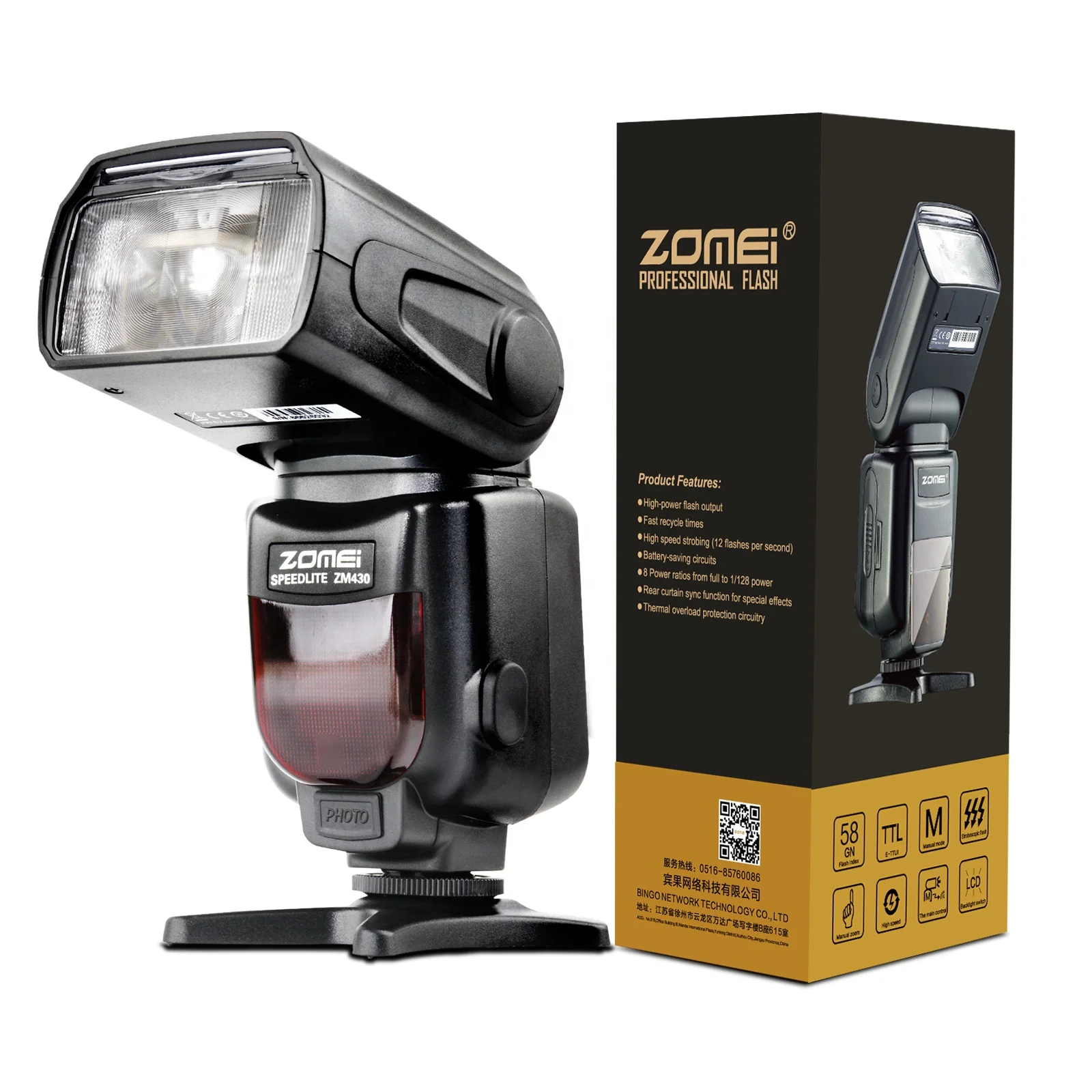  Zomei 430 Вспышка Speedlite скорость свет ручной переключатель вспышки света для цифровых фотоаппаратов с защитой от