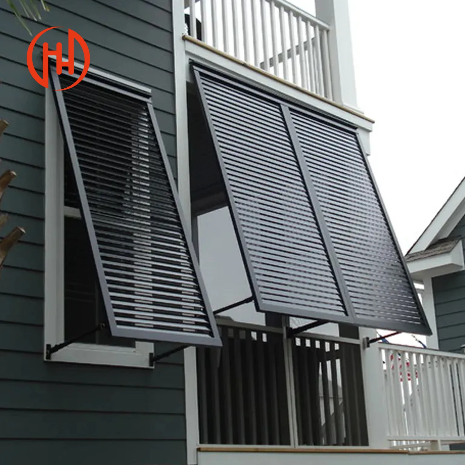 Architectural Sunshade Aluminum Louvers Aluminium Extruded Profiles Aerofoil Louvres