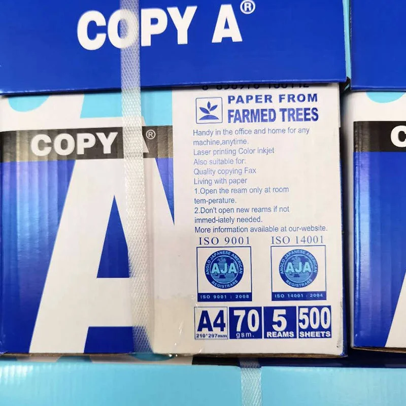 Wholesale China Manufacturers A4 Paper 80 gsm Jumbo Roll Ream Of A4 Paper In 20 ft Container