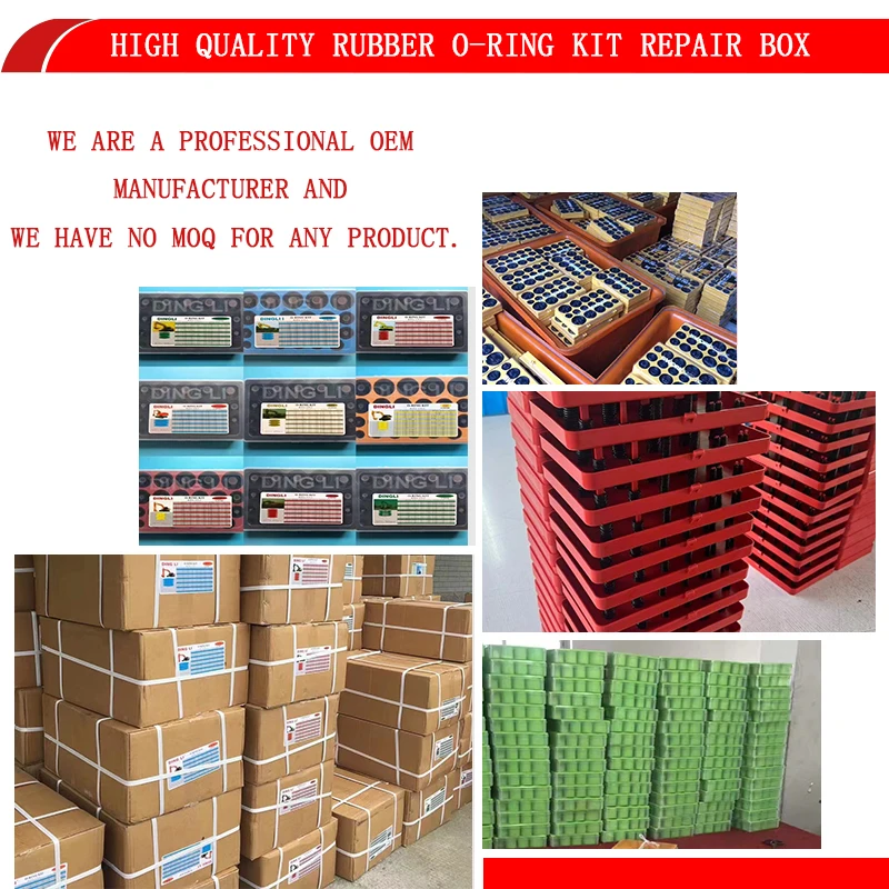 Giant 435pcs Gland O-ring Assortment Seal Kit Oring Box O-ring Kit For Excavator