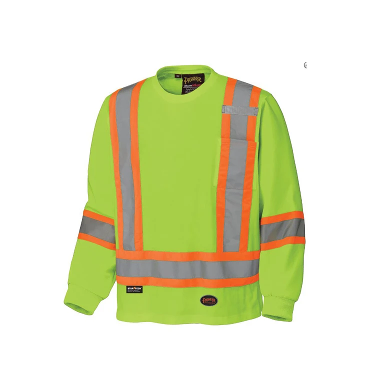 Custom safety t shirts construction reflective safety clothing