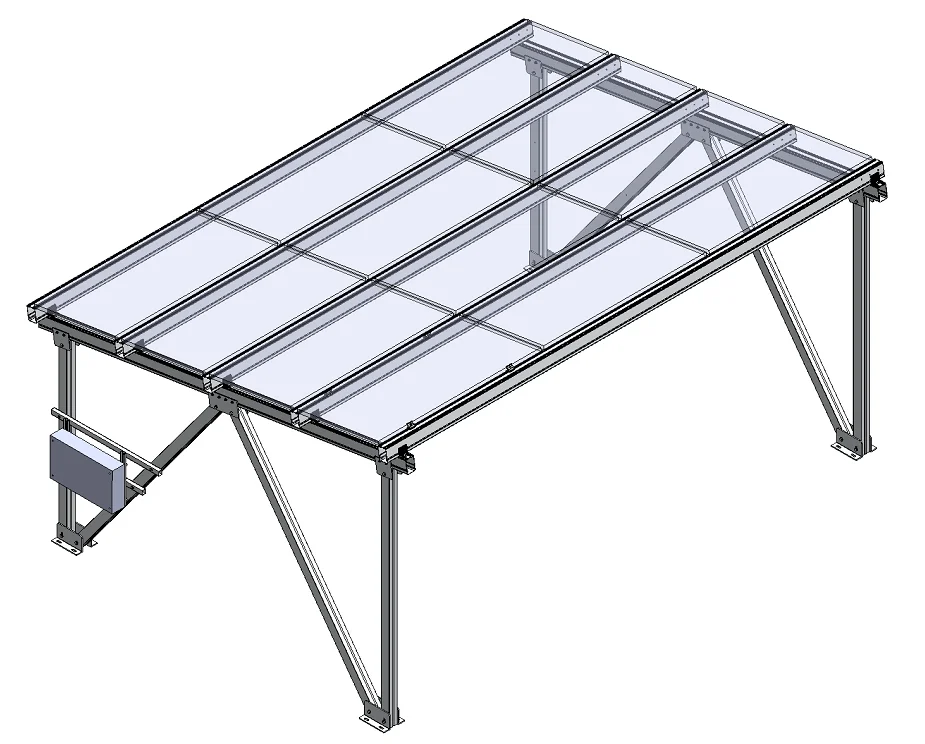Fast Installation Aluminum Fixing Support Rack System Solar Carport Mounting Systems with charge