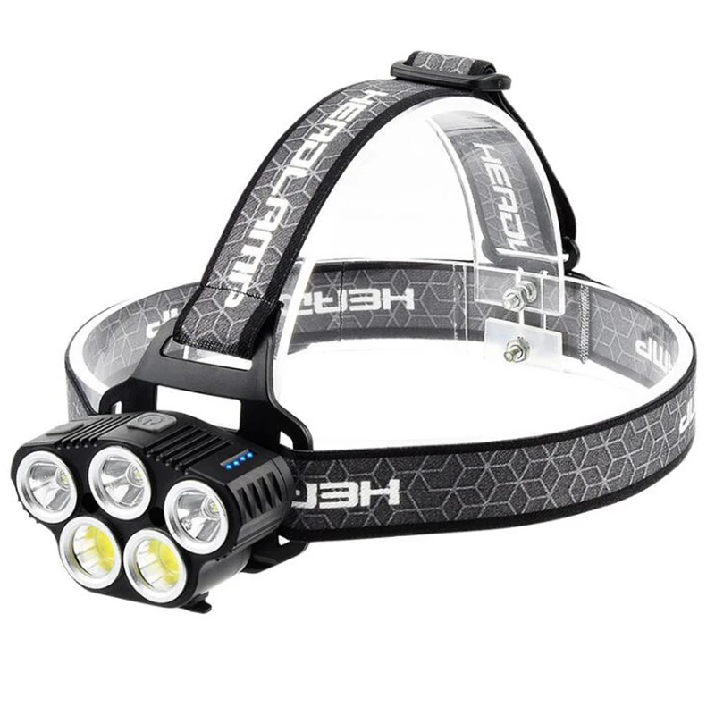 Waterproof mini sensor USB Rechargeable mack head lamp high power lightweight head led light hunting headlights