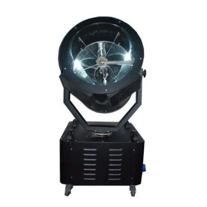 High Power Super Outdoor Sky Search Light 2 KW to 7KW Xenon Lamp Hotel Building Sky Beam Moving Head Searchlights