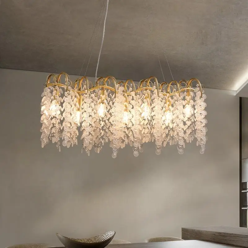 Dandelion Decoration Pendant Lights living room Tree Branch Raindrop K9 Crystal Chandelier