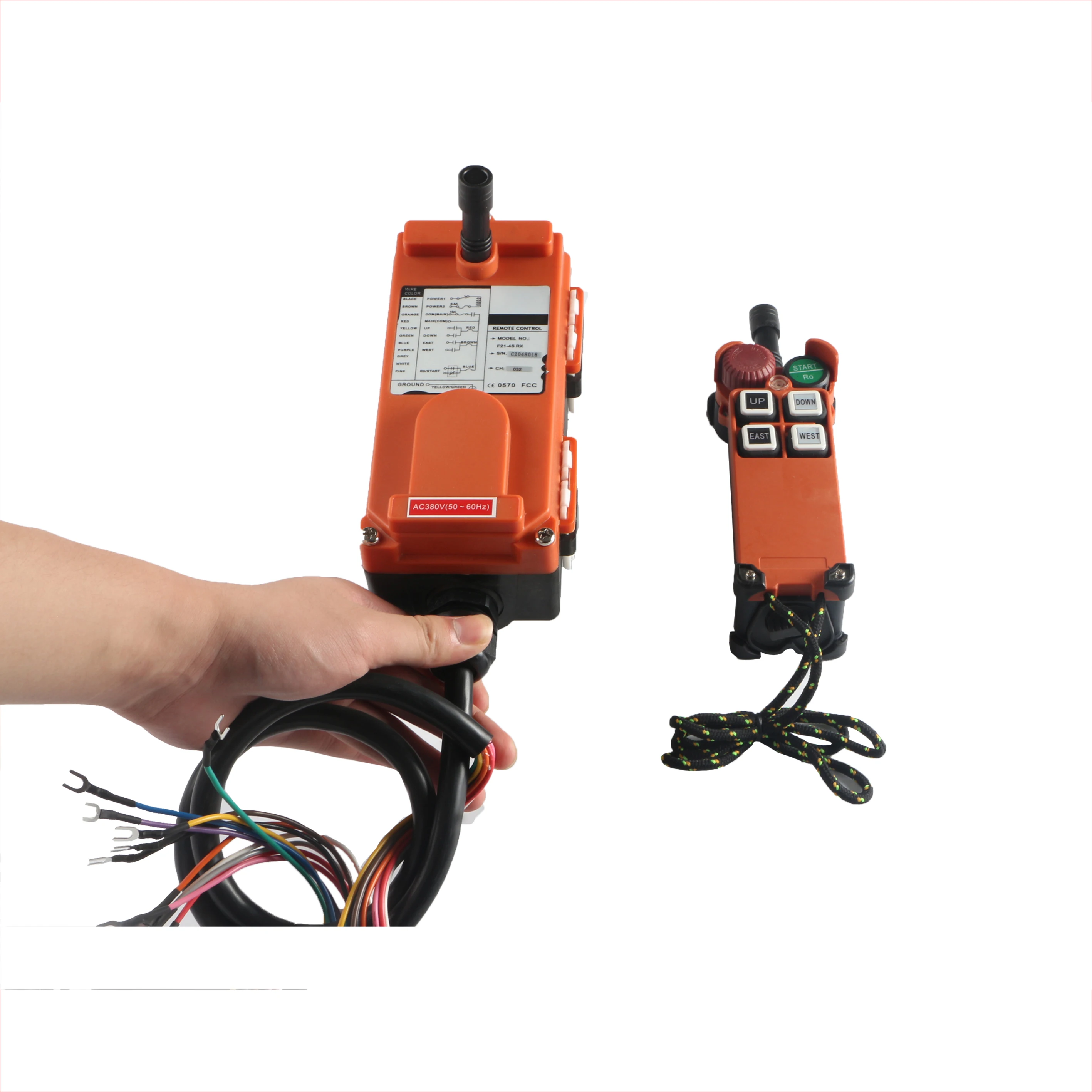 iehc F21-4D waterproof double speed industrial wireless crane remote control